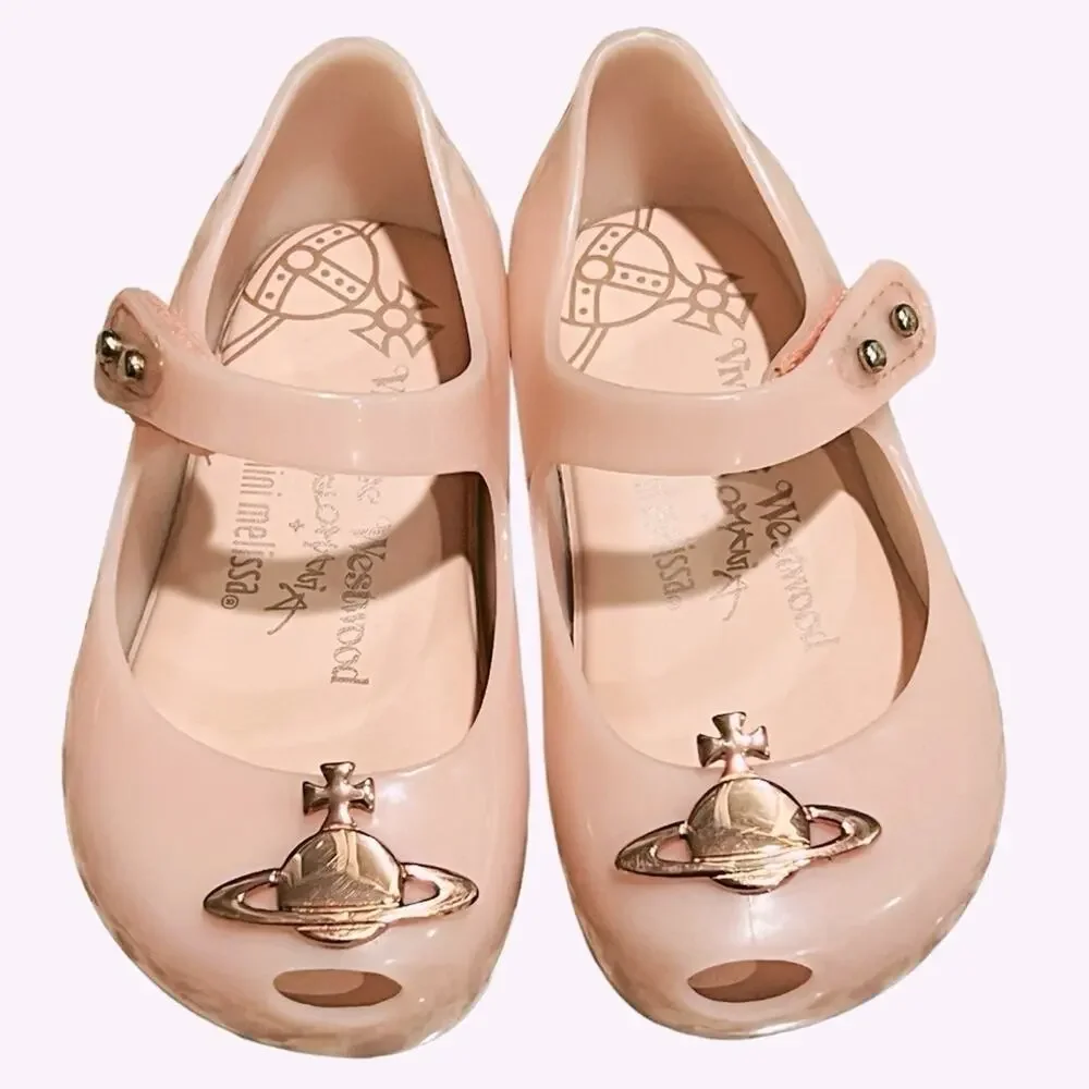 Vivienne Westwood Mini Melissa Ultragirl XI Baby Girl Shoe Pale Pink Size 6